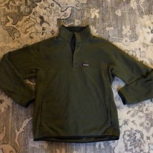 Men’s Patagonia quarter snap pullover hunter green